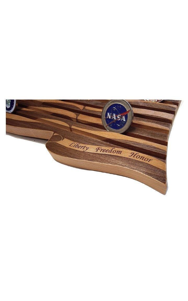 Thumbnail: US Flag Military Coin Holder