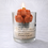 Thumbnail: Lit tulip-shaped candle with "LITTLE REMINDER" affirmation messages, soy wax.
