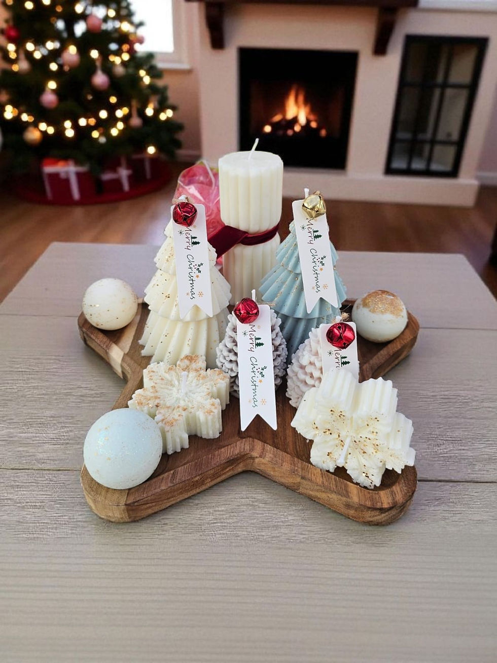 “Winter Luxe Noël” Christmas Candle Set