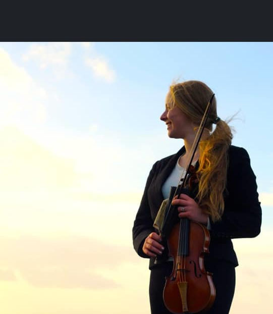 Woman staring into the landscape