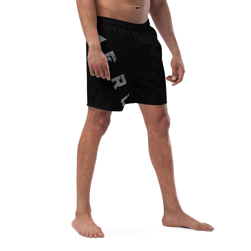 Thumbnail: MERC Mindset PRIME Swim Trunks - Black/Wet Concrete
