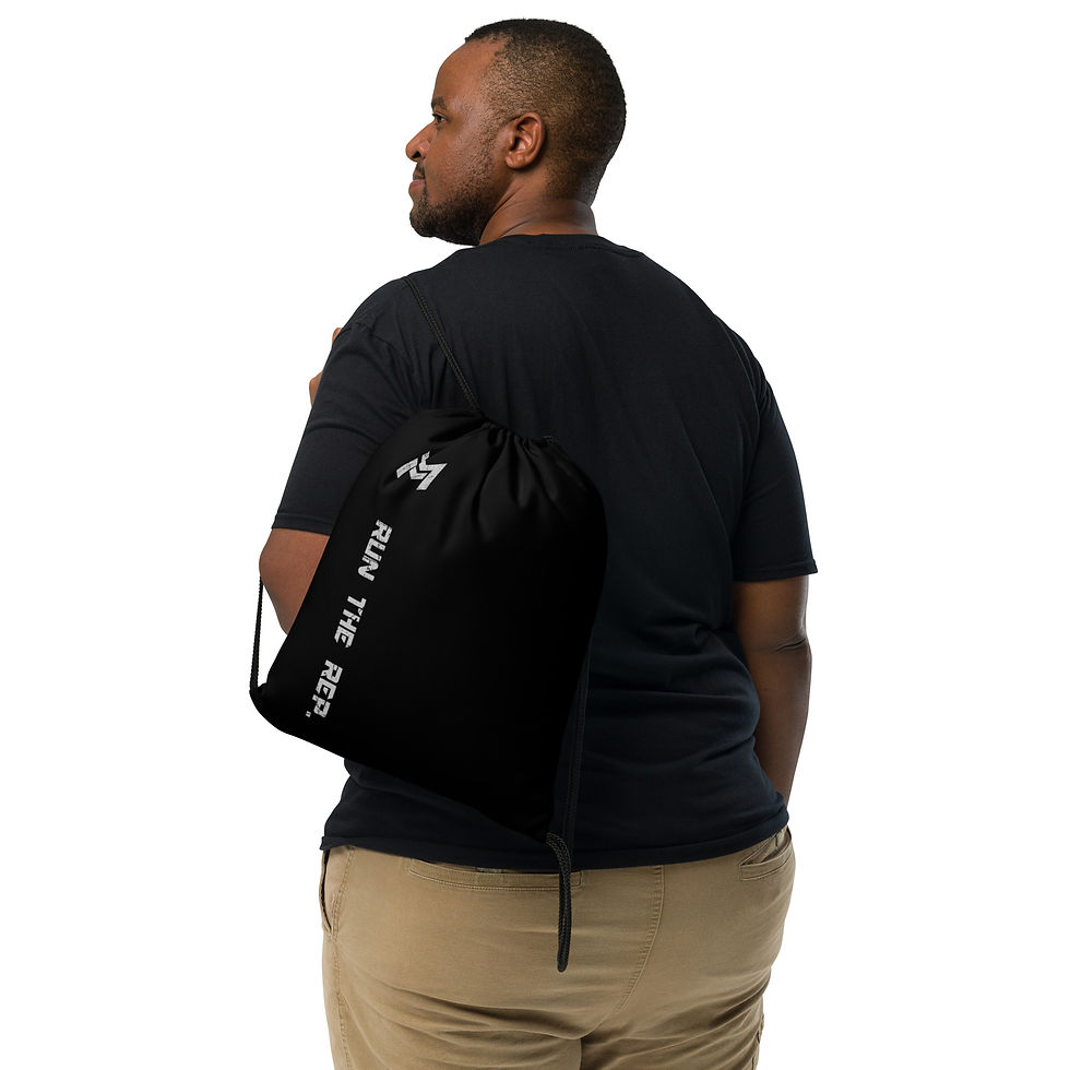 MERC Mindset Drawstring Go-Bag - Black/Concrete