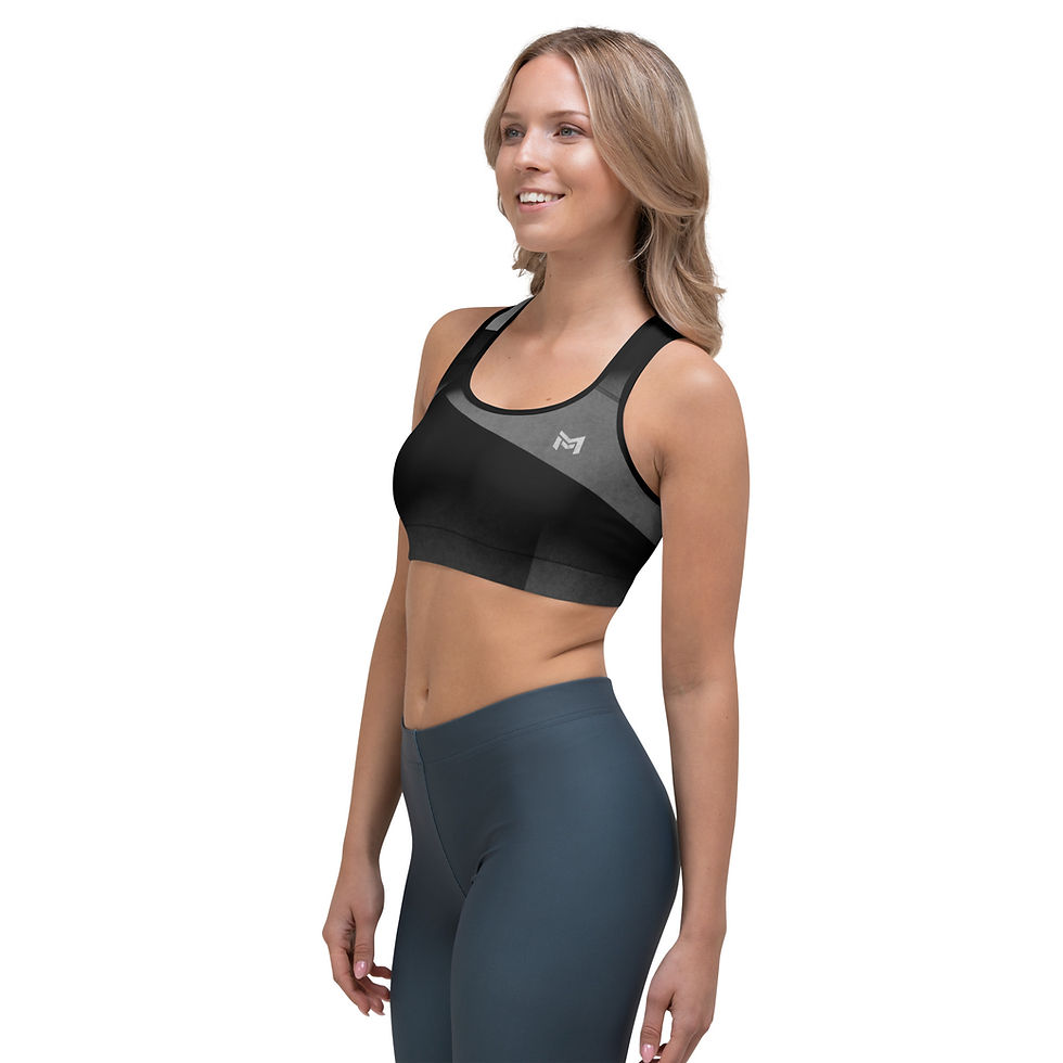 Thumbnail: MERC Mindset PRIME Sports Bra - Black/Grey/Tech/Concrete