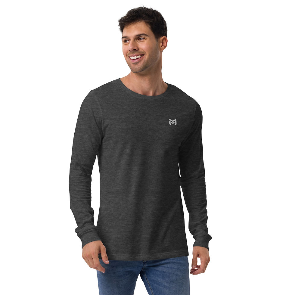 MERC Mindset Core Long Sleeve T-Shirt - Concrete