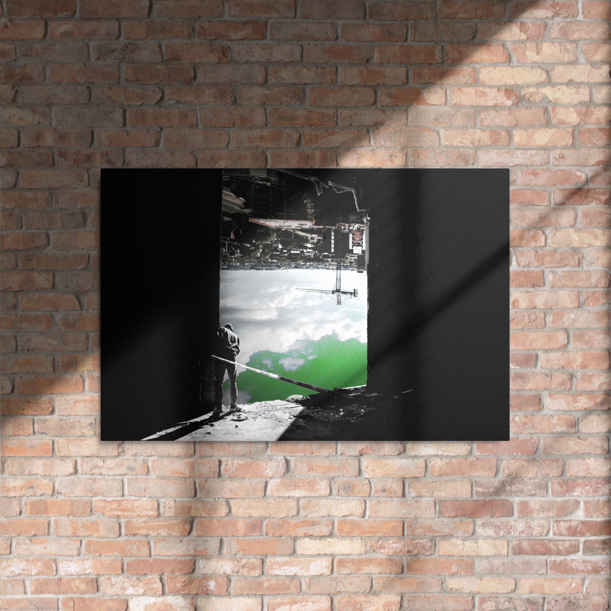 "Pondering Parallels" Metal Print
