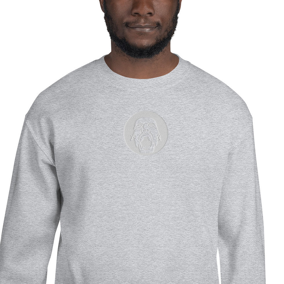 Thumbnail: Rib Head Embroided Sweatshirt