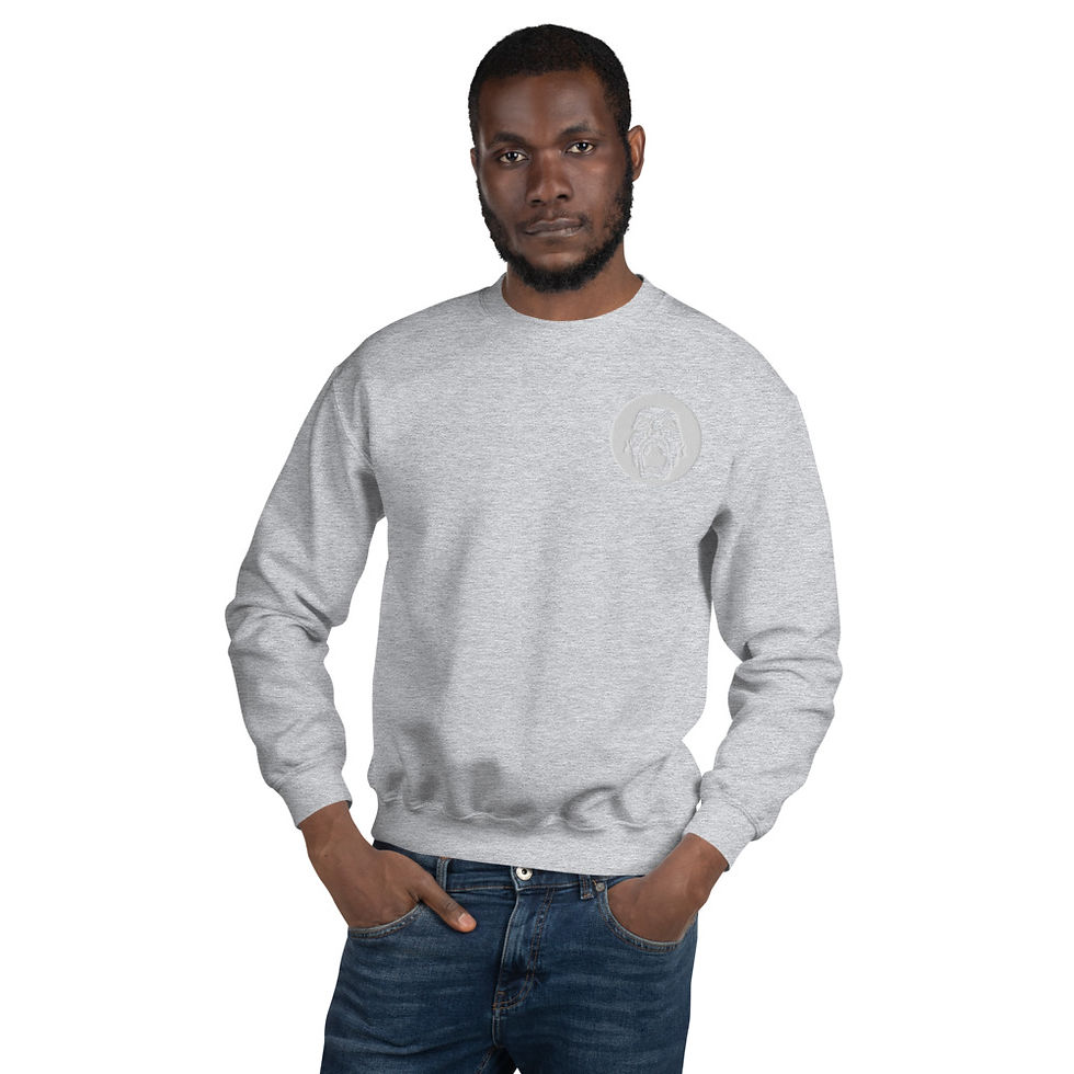 Thumbnail: Rib Head Embroided Sweatshirt