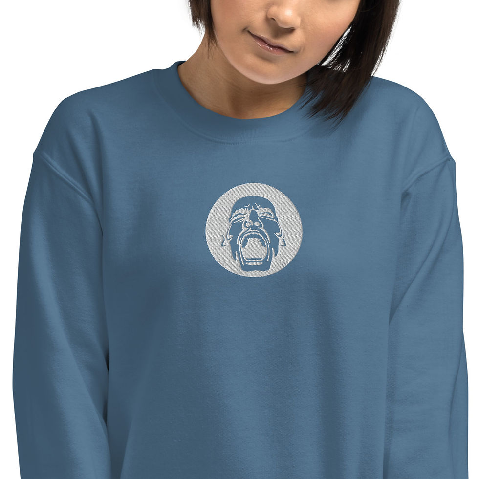 Thumbnail: Women's Head Embroided Centre Sweatshirt