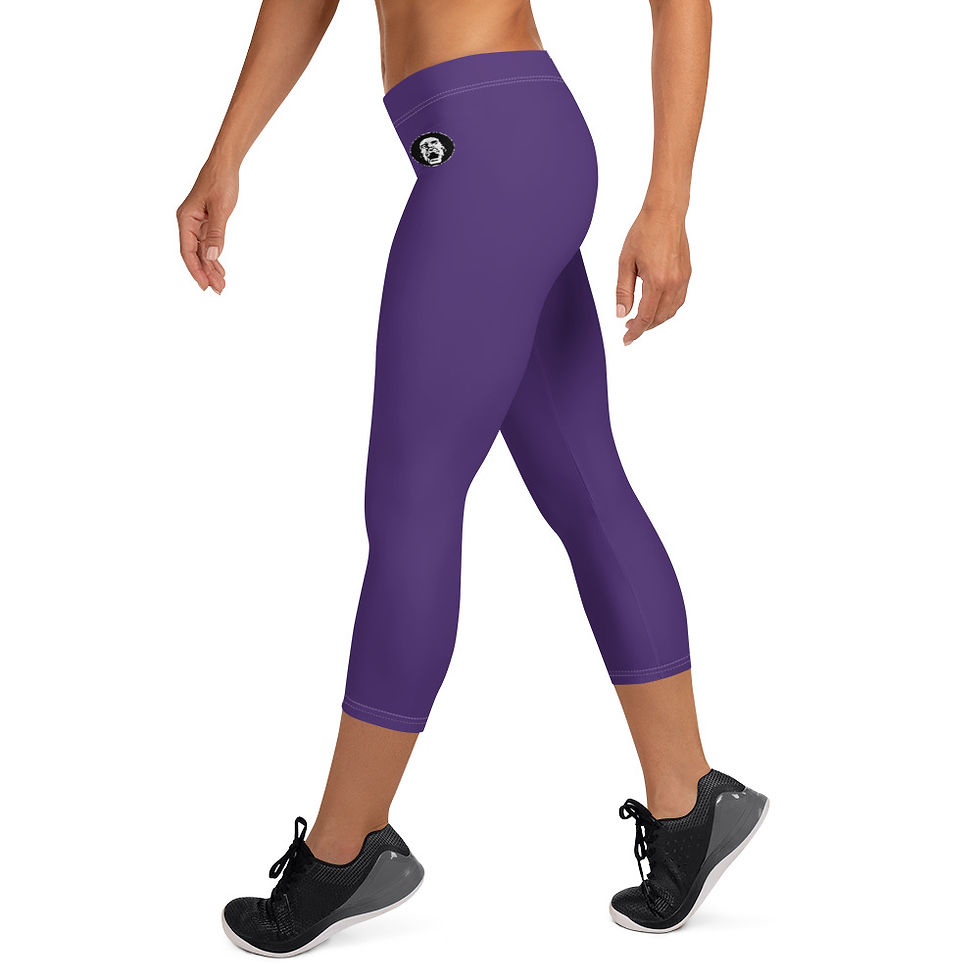 Thumbnail: MADBOI Capri-H Purple Leggings