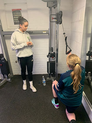 Maya during a session