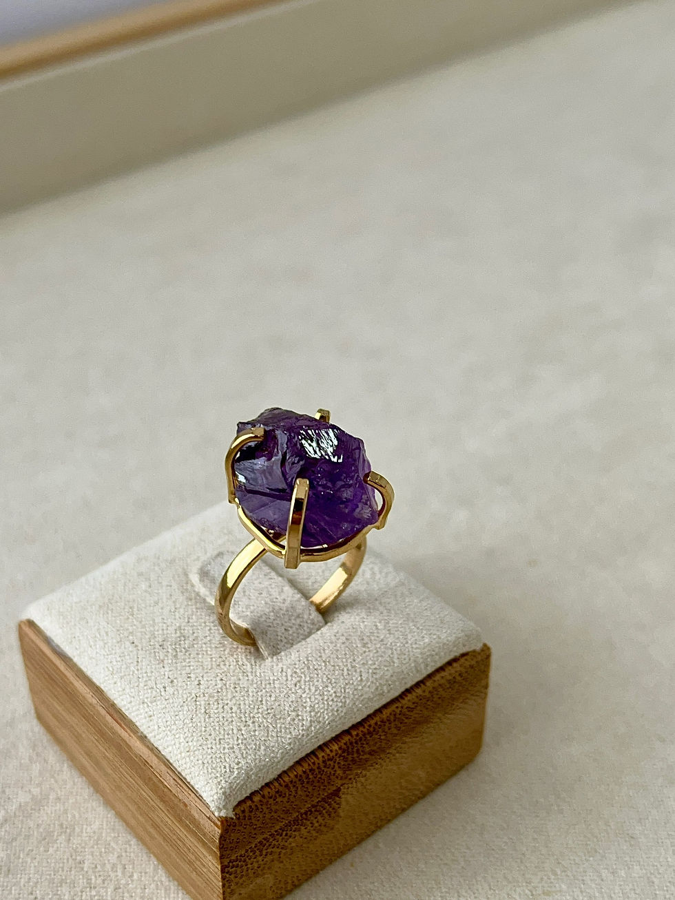 תמונה ממוזערת: Ring with Amethyst 