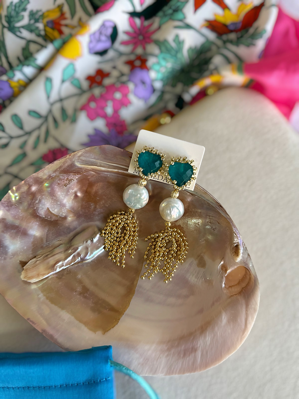 תמונה ממוזערת: Earrings “The tenderness of turquoise quartz”