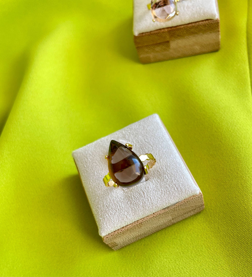Thumbnail: Ring with Smokey Quartz 