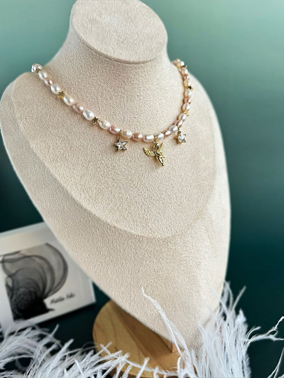 Thumbnail: Necklace “angel” with pearl 