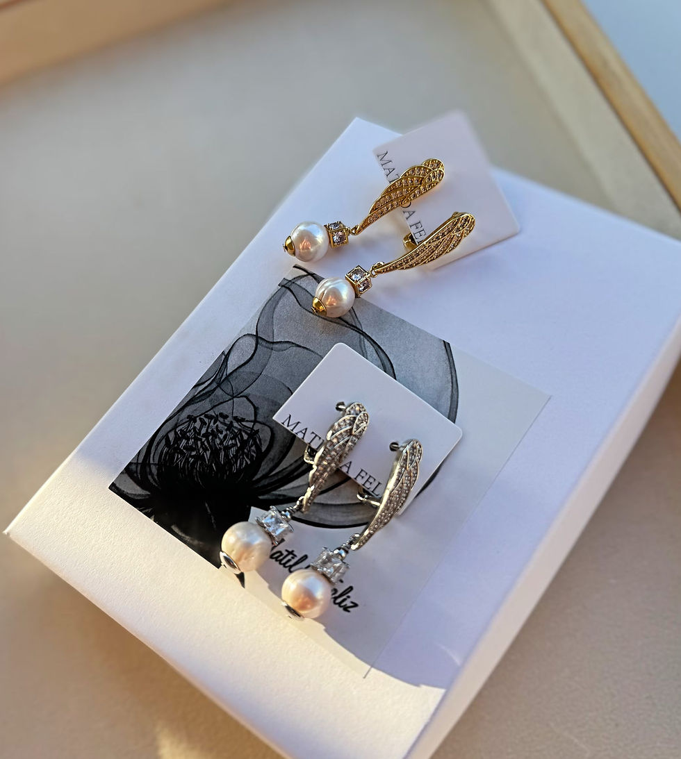 Thumbnail: Earrings “Angel Wings” SILVER 