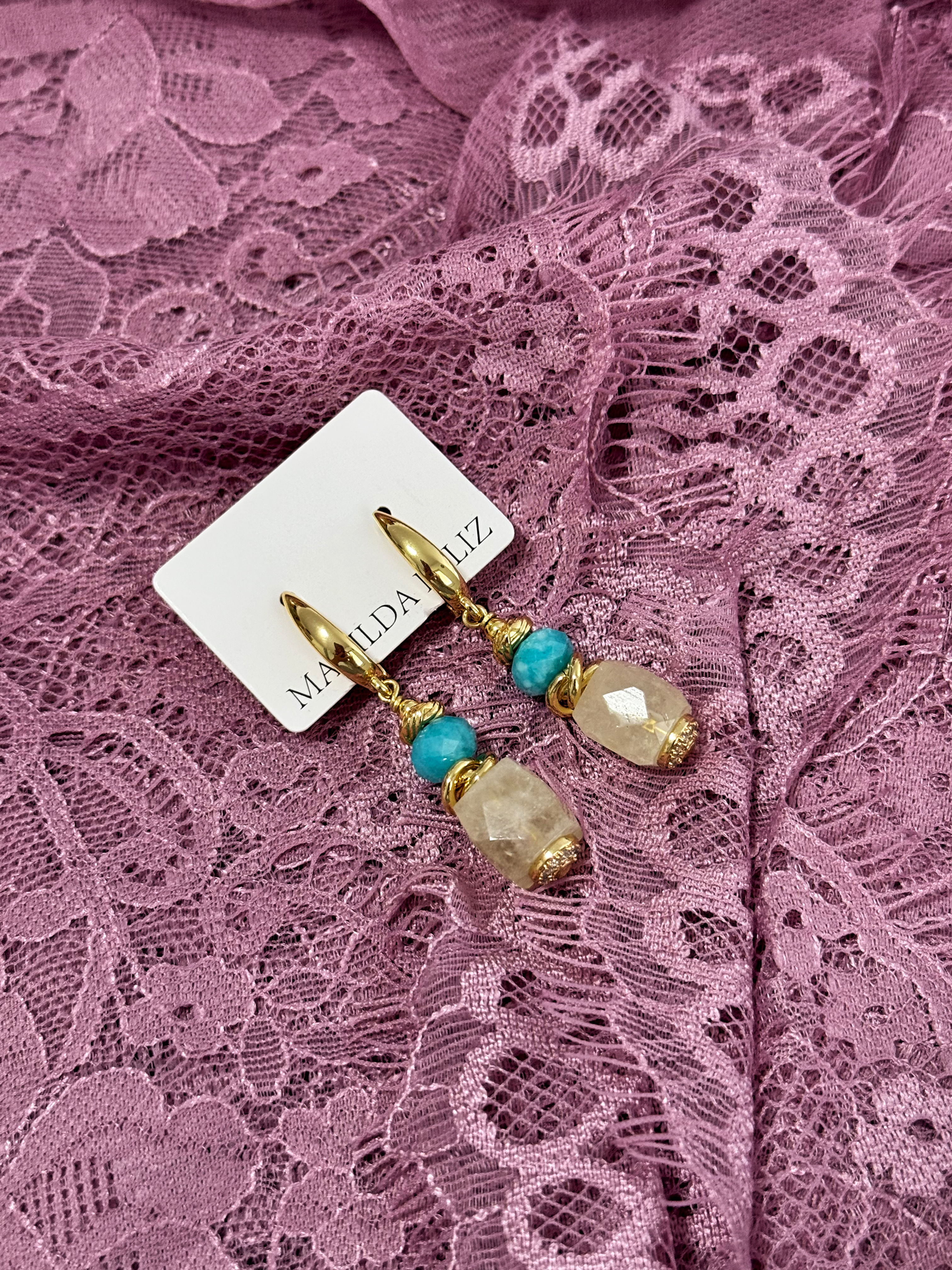 Earrings “Citrus Breeze”