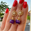 תמונה ממוזערת: Earrings with agate 