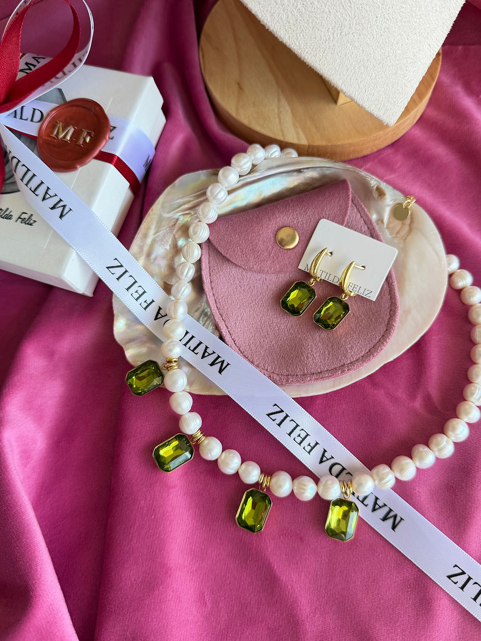 Миниатюра: Earrings “oliva”
