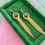 Thumbnail: Waterfall earrings with pearls and topazes