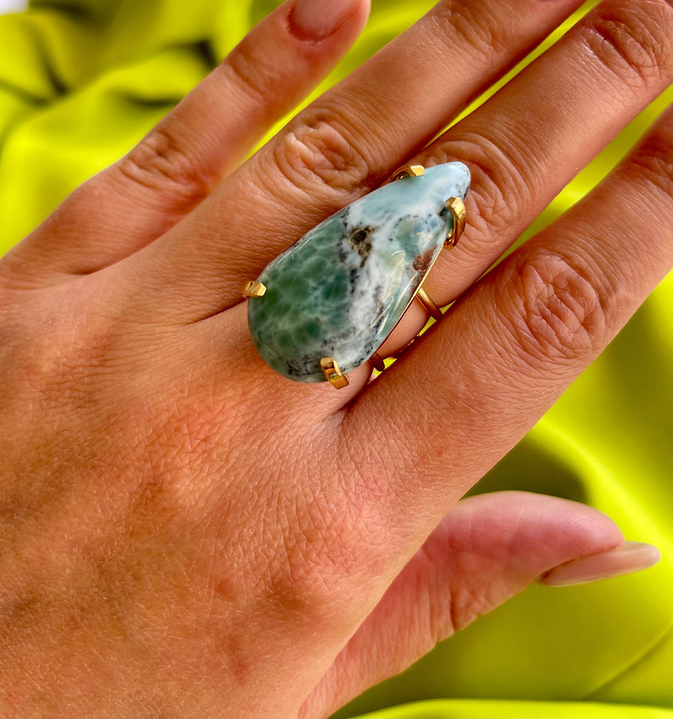 Thumbnail: Ring with Larimar 