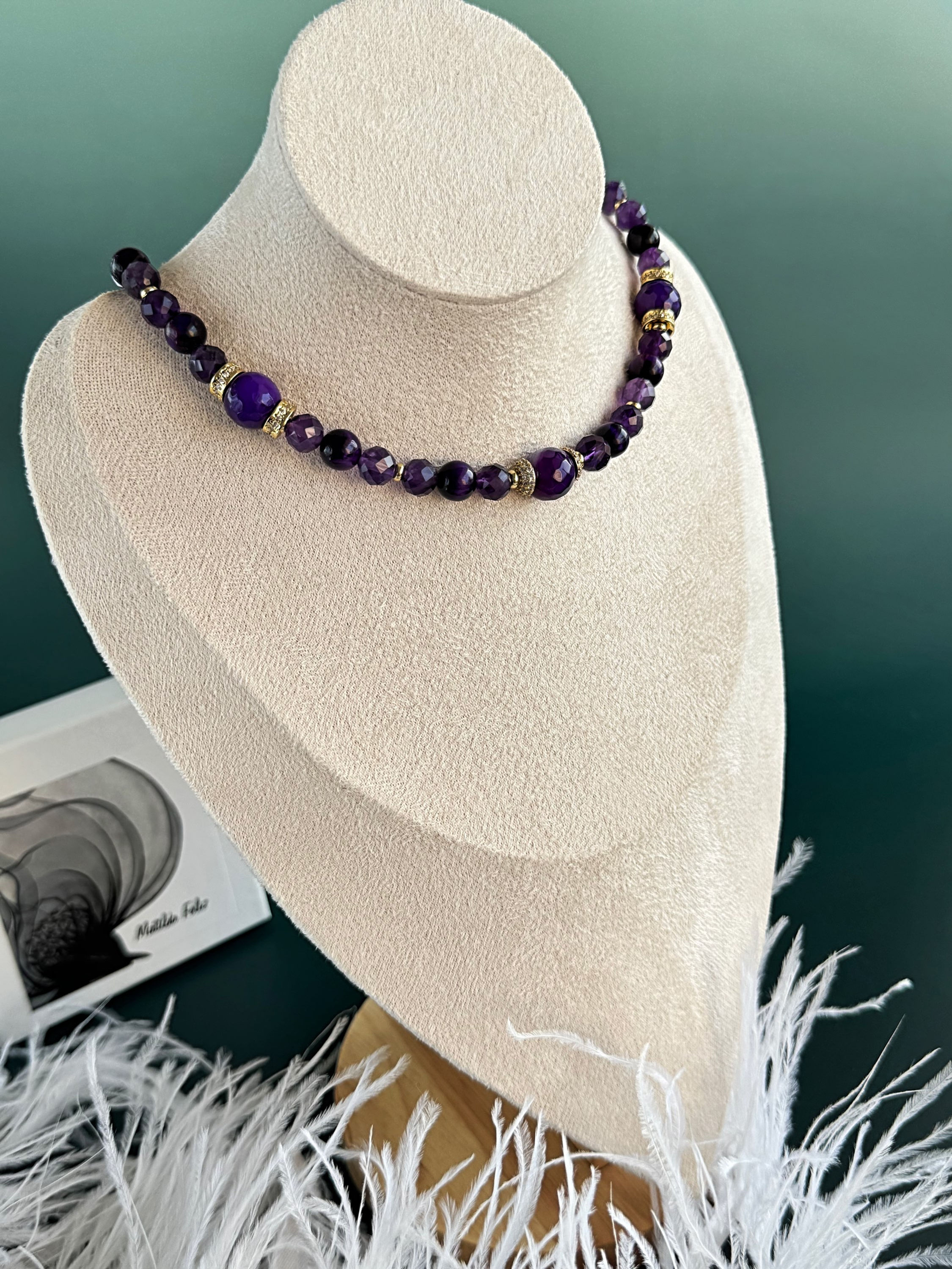 Necklace “purple”