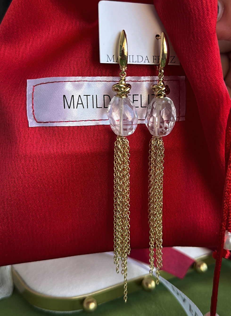 Миниатюра: Earrings “Aura of Chic”