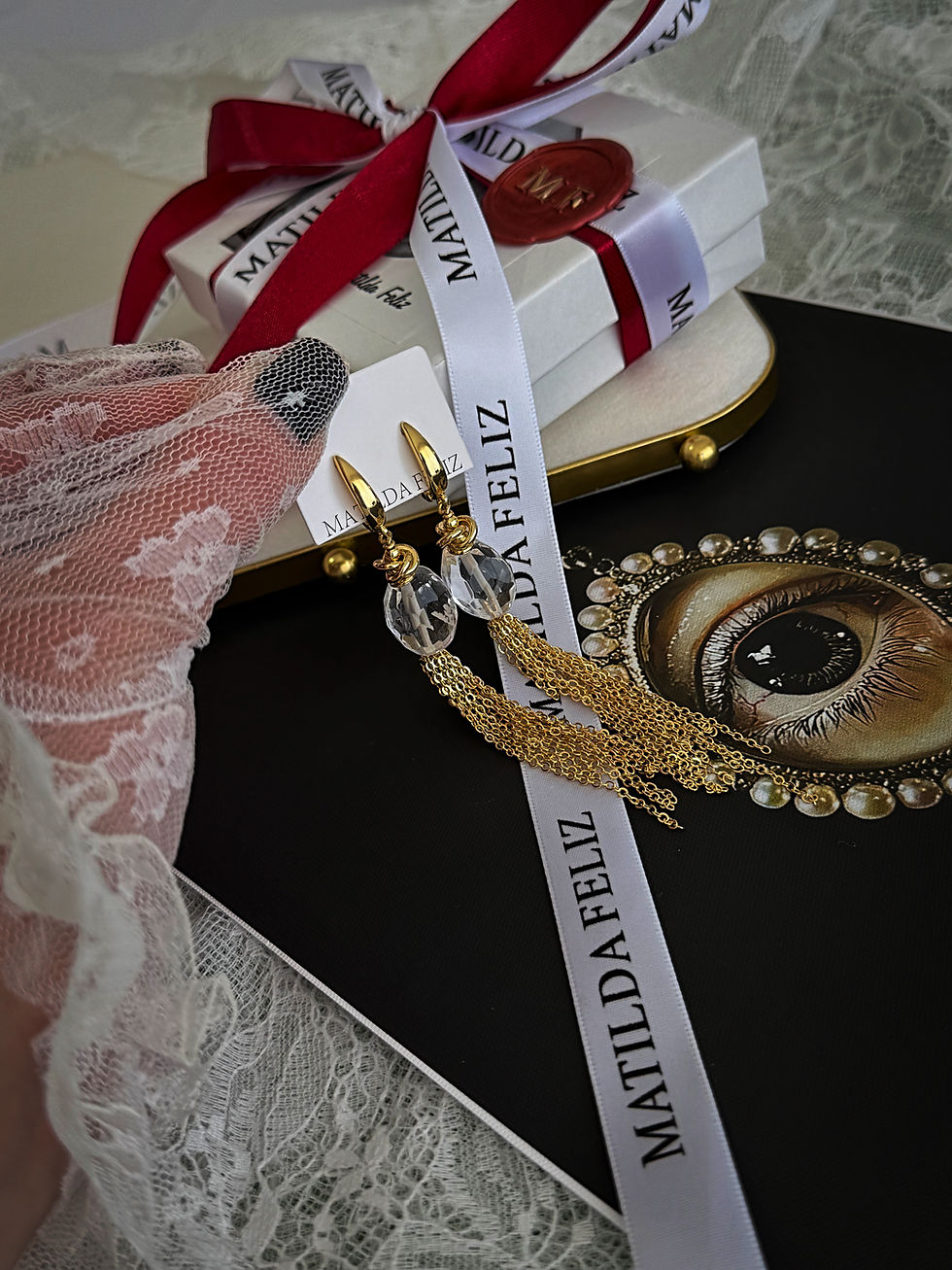 Миниатюра: Earrings “Aura of Chic”