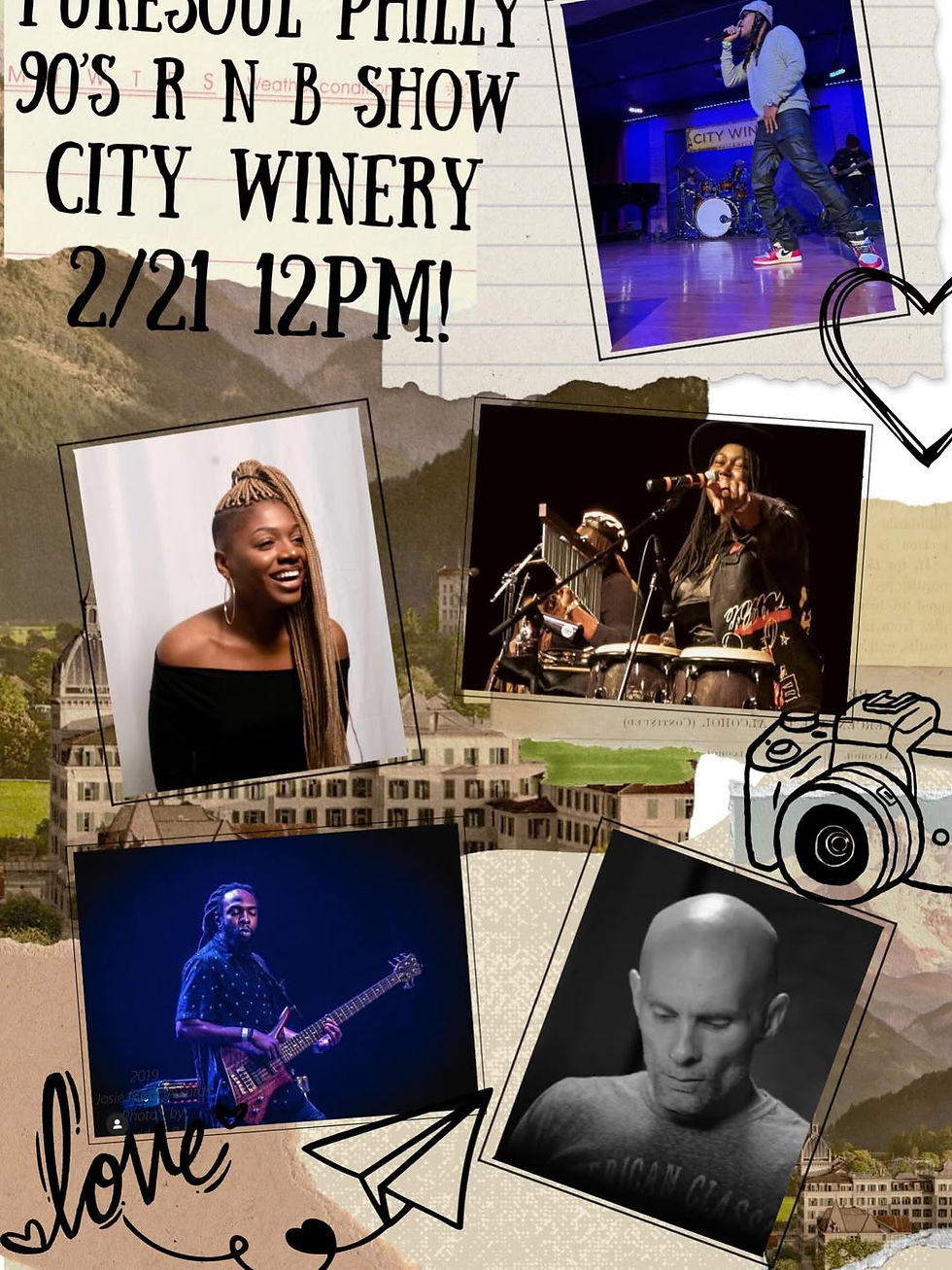 PureSoul Philly 90s R N B Show at City Winery