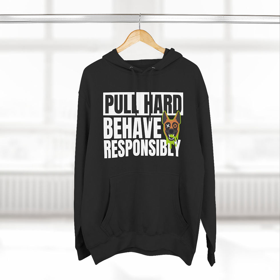 Thumbnail: Pull Hard, Behave Responsibly Hoodie Electric Mal