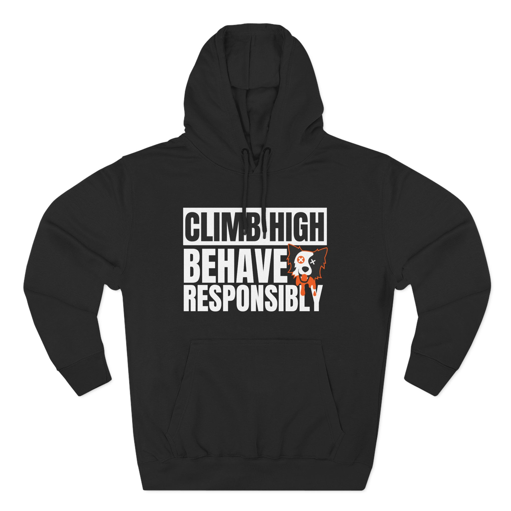 Climb High, Behave Responsibly Hoodie Orange