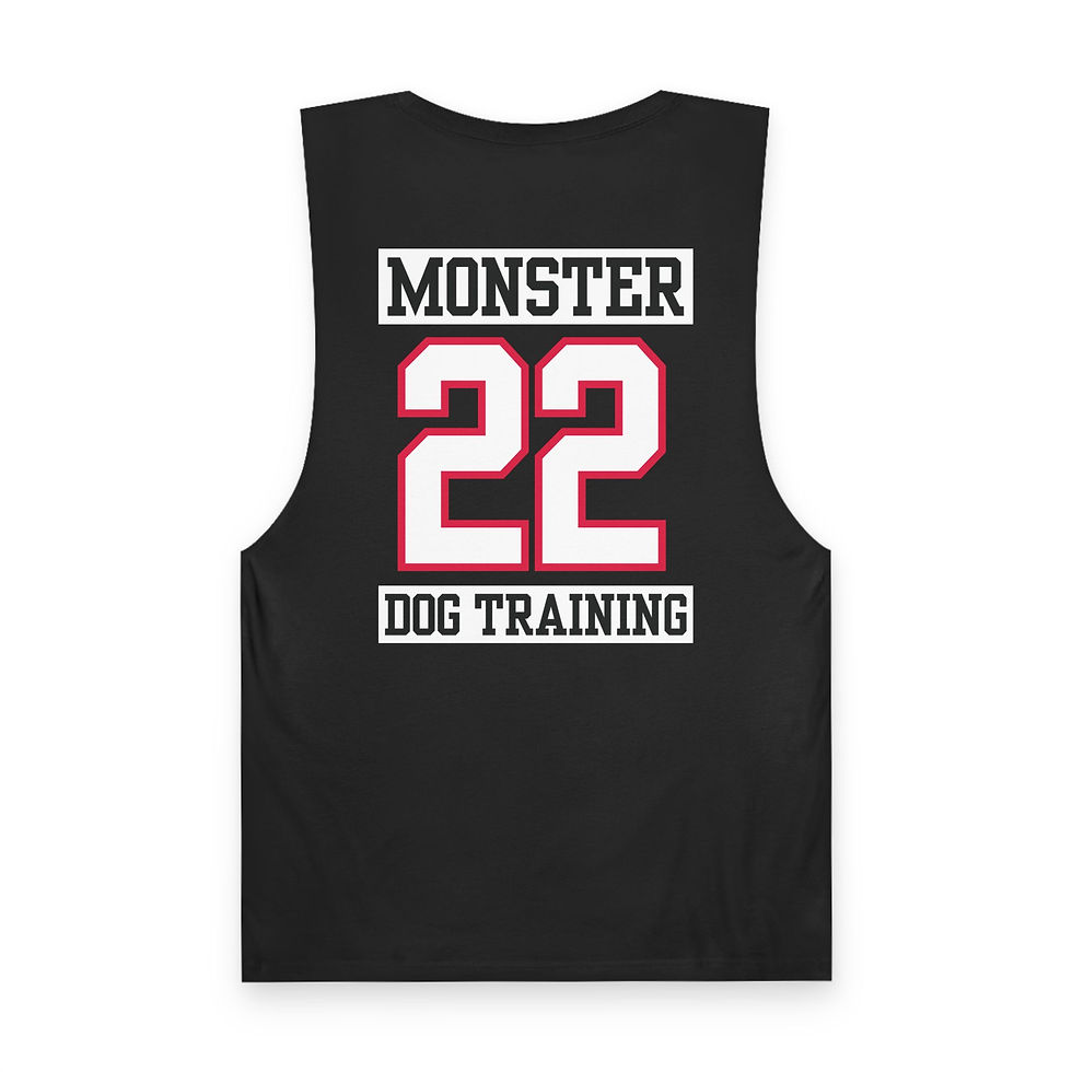 Thumbnail: Team Monster || Play Hard Behave Responsibly Red Dal Unisex Tank 