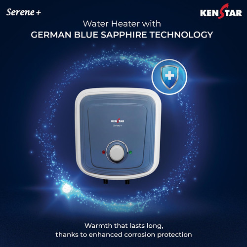 Kenstar SERENE 15L Vertical Storage Water Heater Geyser Star