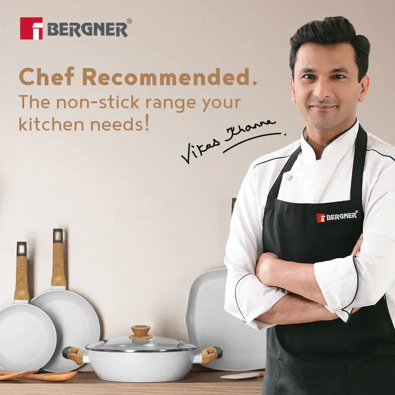 Thumbnail: Naturally Forged Aluminum 30cm Tawa, Non-Stick Pancake Pan - Induction Bottom