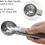 Thumbnail: Stainless Steel Spring/Trigger Ice Cream Scoop