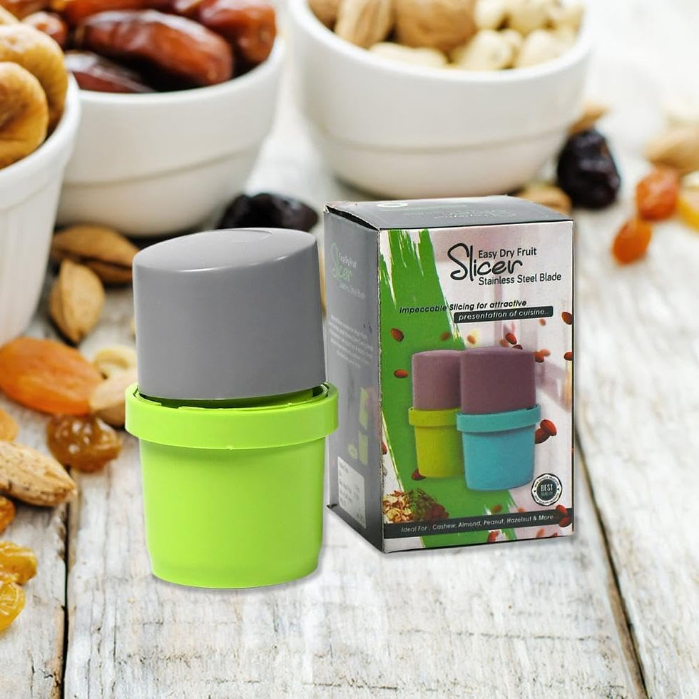 Thumbnail: Dry Fruit Cutter for Kitchen, Multi-Function Slicer & Grinder