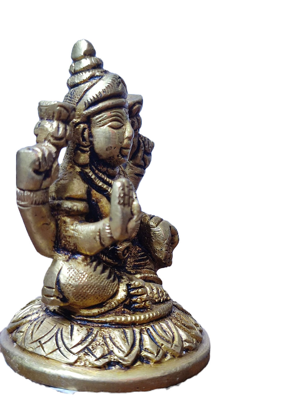 Thumbnail: Brass Laxmi Mata Murti-260 GRAM