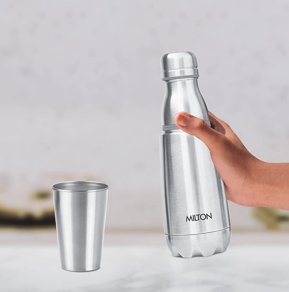 Thumbnail: Milton Vertex Steel 500 Thermosteel Hot or Cold Water Bottle