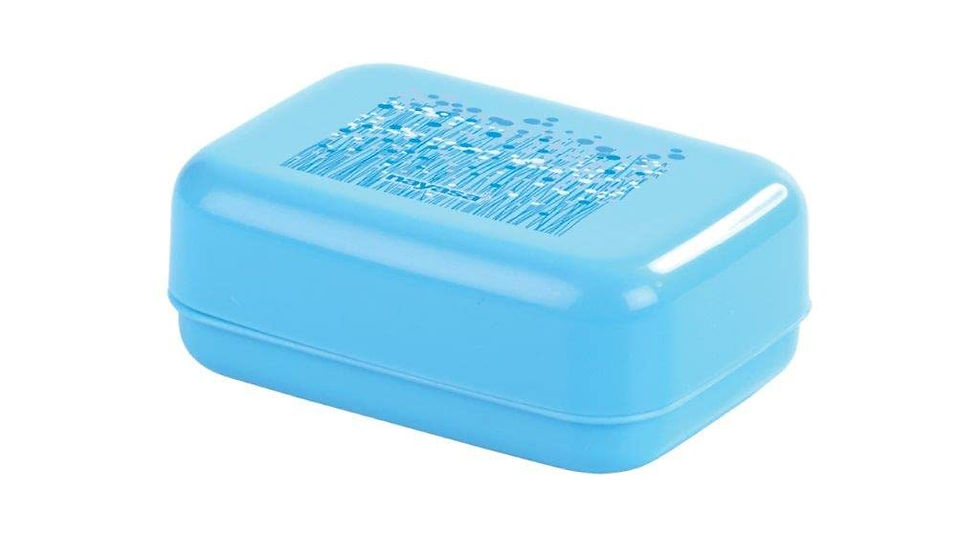 Nayasa Poly Plastic Soap Case for Bathroom|Soap Dish with Lid