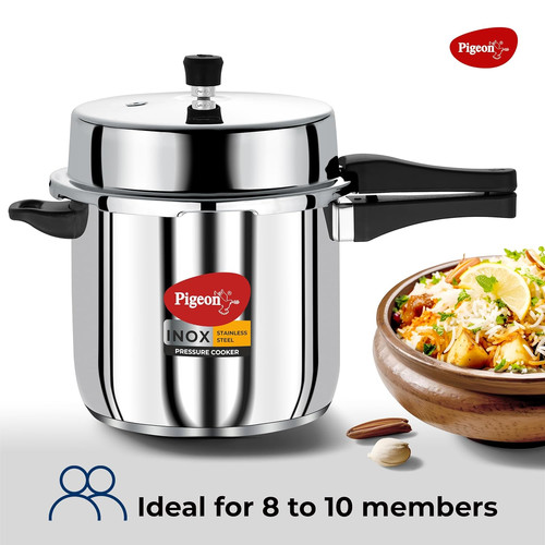 Pigeon by Stovekraft Inox 10L Stainless steel cooker