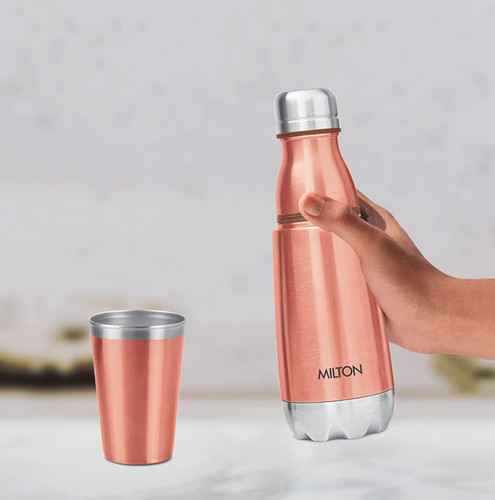 Milton Vertex Steel 500 Thermosteel Hot or Cold Water Bottle B M