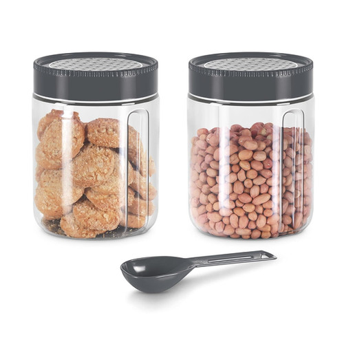 MILTON Radiant 1000 Plastic Pet Storage Jar and Container, Set of