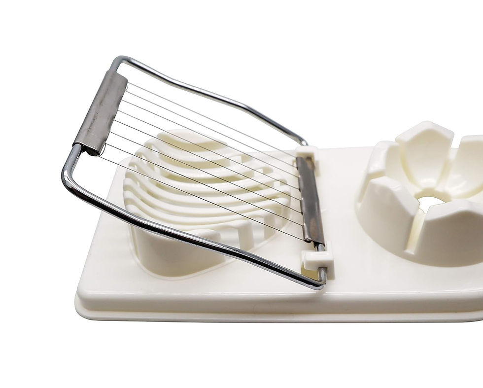 Thumbnail: Egg Slicer, 2 In 1 Chopper with Stainless Steel Cutting Wires for Sandwiches