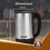 Thumbnail: AGARO Sonnet Electric Kettle, 1.5L, 1500W, Stainless Steel Body