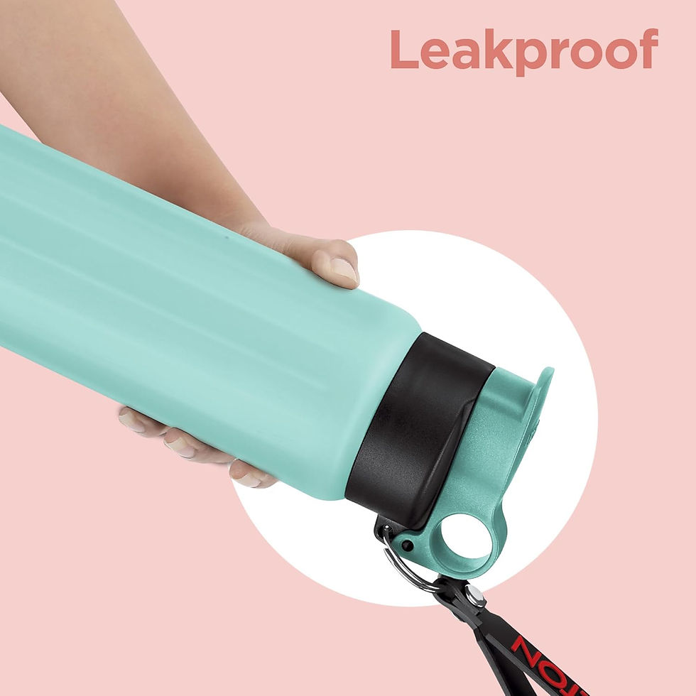 Thumbnail: MILTON Maverick 800 Stainless Steel Water Bottle, Leakproof Lid,School, Office,