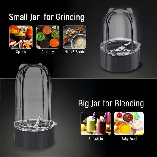 Thumbnail: Prestige 350 Watts Nutri-Mix 2.0 Mixer Grinder with 2 Jars