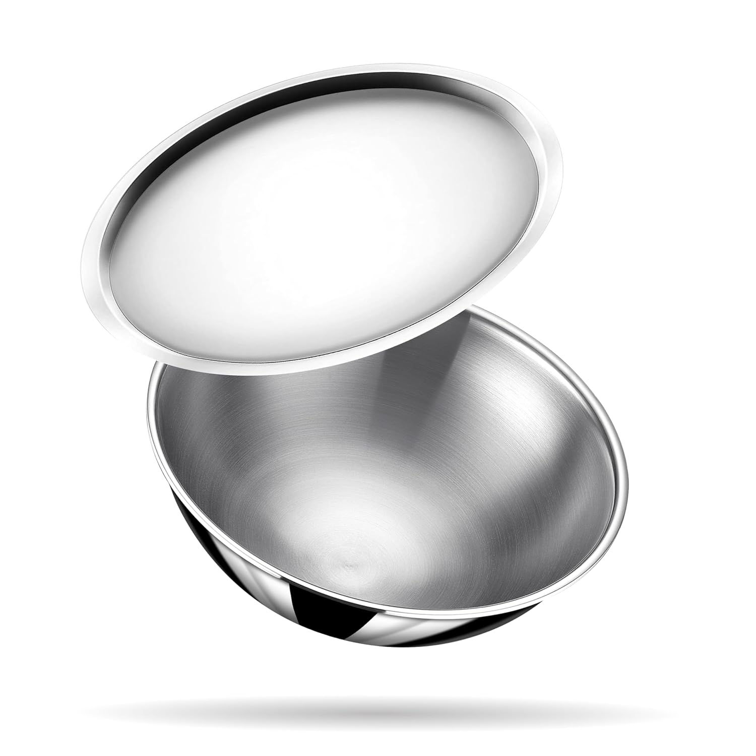 Stahl Triply Stainless Steel Tasla with Lid-Artisan series