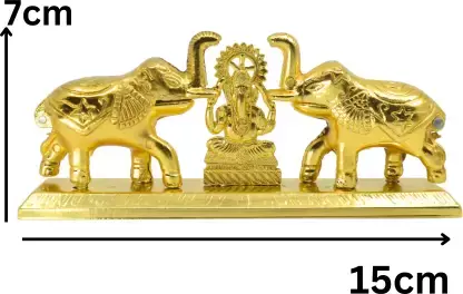 Thumbnail: Graceful Ganesh Elephant Haldi Kumkum and Rice Holder