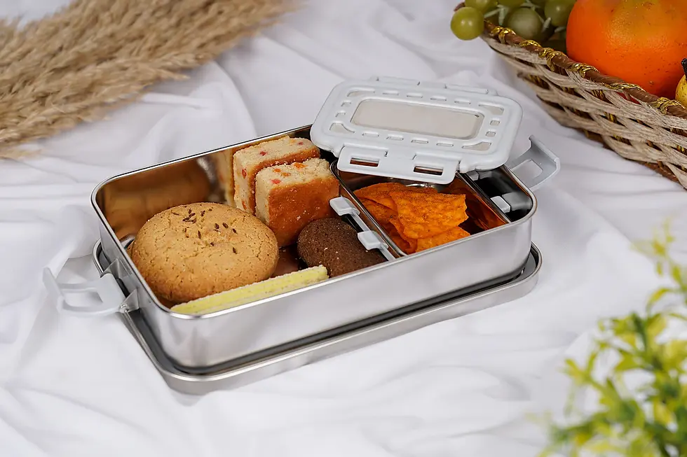 Thumbnail: NAYASA Zion Lunch Box, Grey