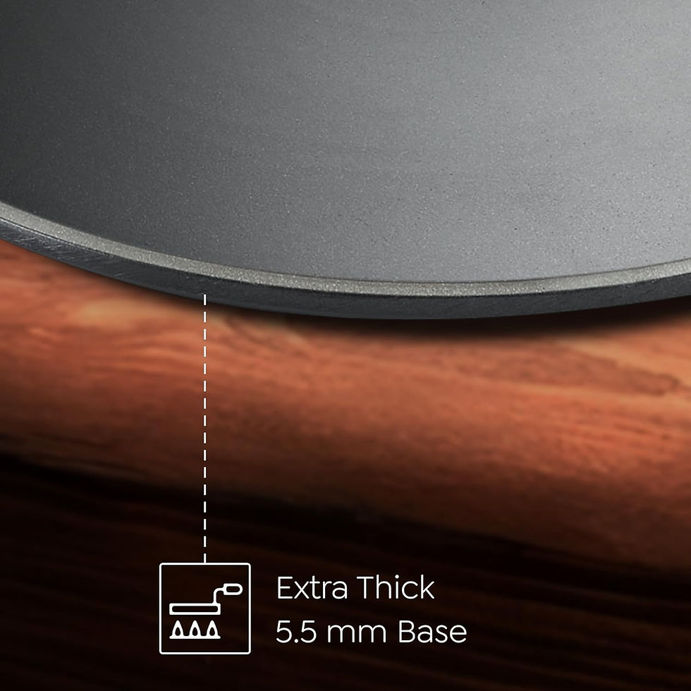 Thumbnail: 30530-Prestige Omega Die-Cast Plus Aluminium Non-Stick Tawa 31 Cm, Black