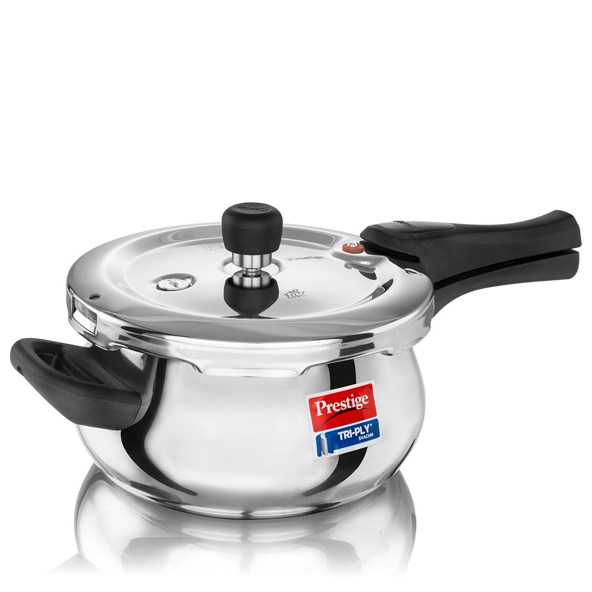 Prestige 3 Litre Triply Svachh Handi Outerlid Pressure Cooker